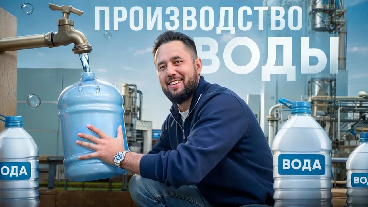 Производство воды чистая прибыль300000т.р