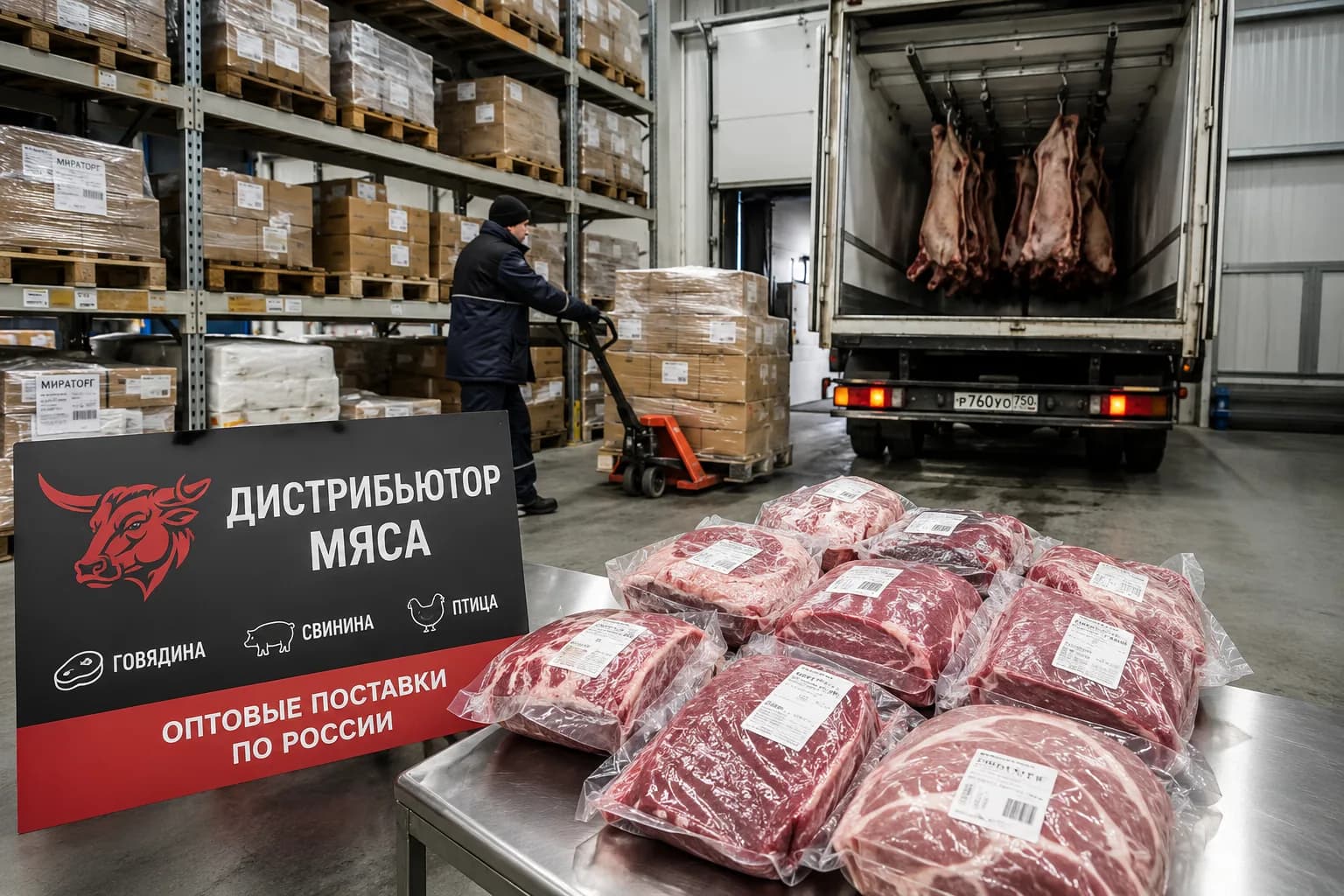 Дистрибьюторская мясная компания